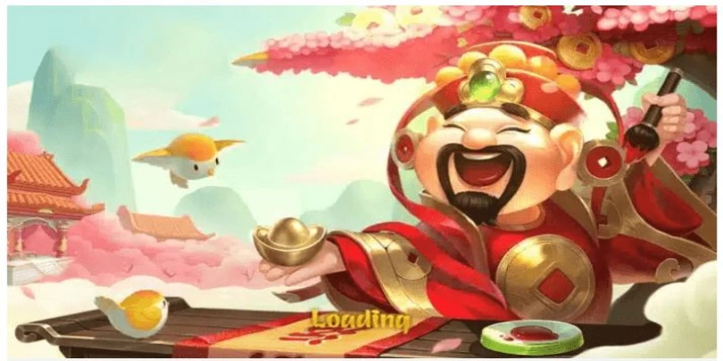 Quay hũ thần tài có cấu trúc 5 cuộn và 20 dòng đổi thưởng